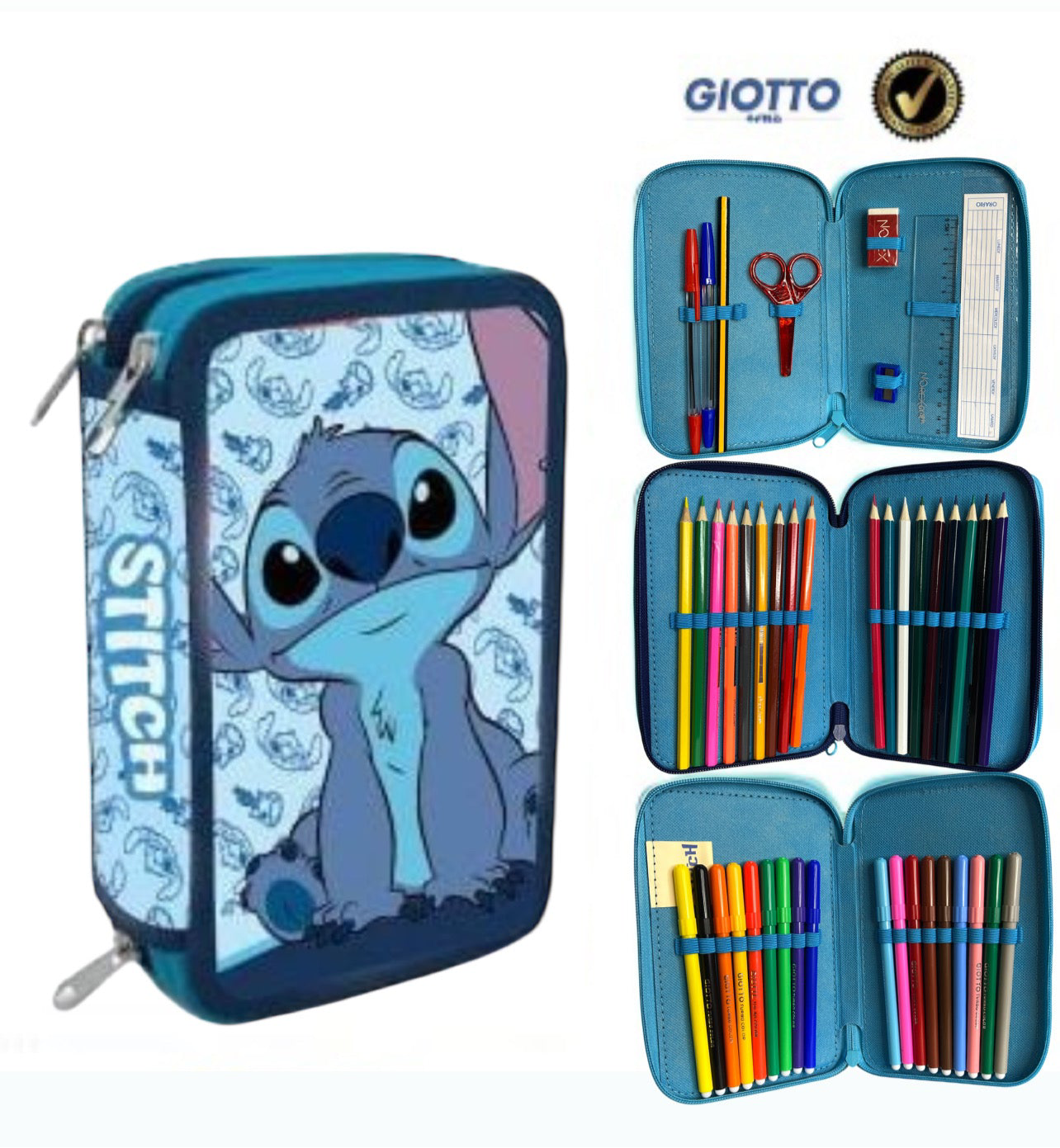 Triple Pencil Cases - Disney