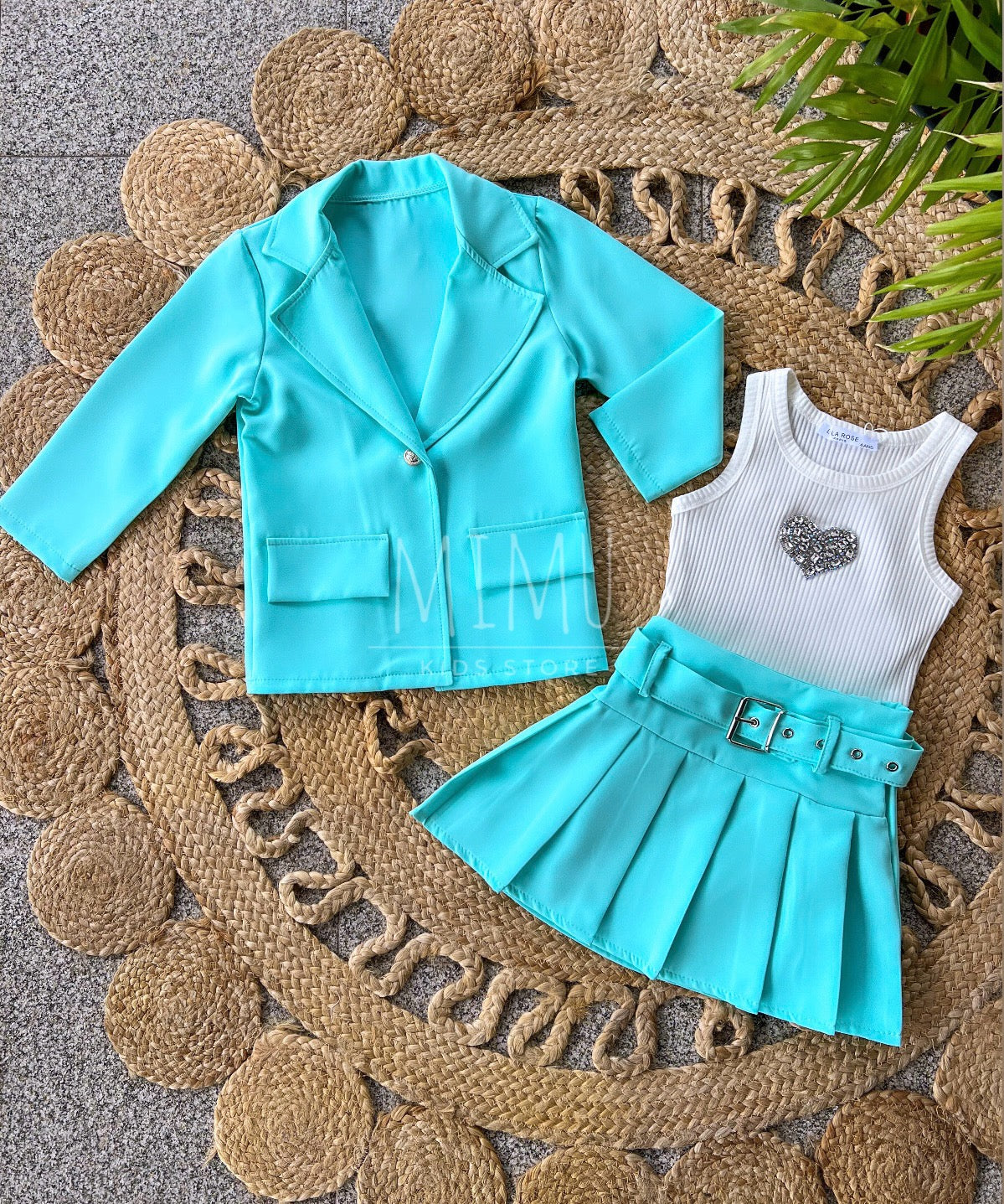 Conjunto Blazer e saia (top comprado separadamente)