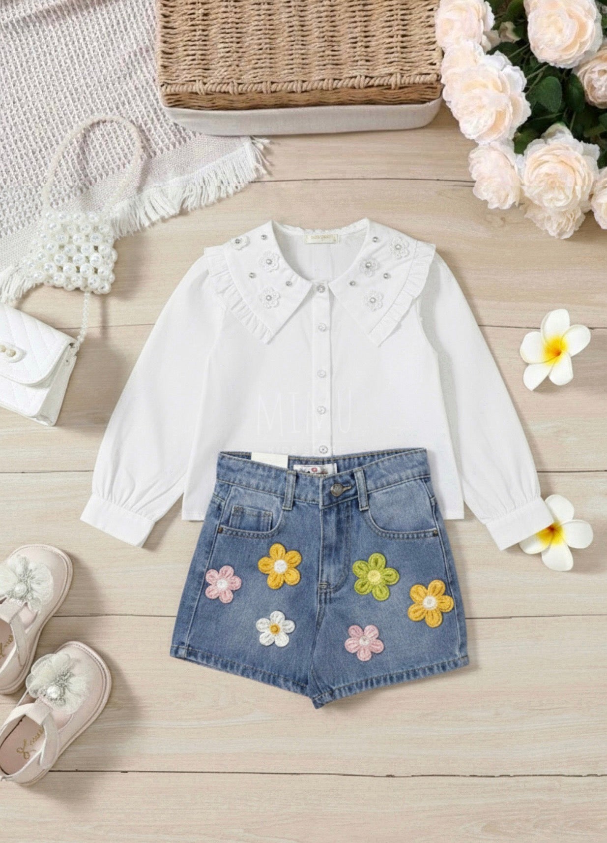 Conjunto Flower (artigos comprados individualmente)