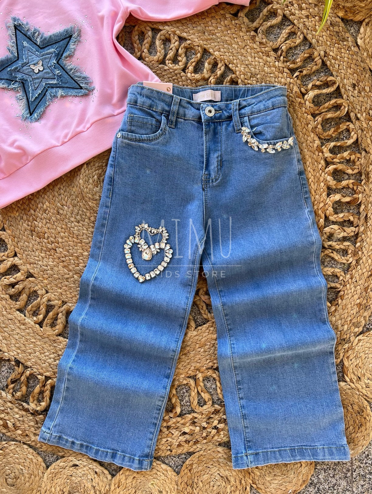 Heart pants and Star sweater (items purchased individually)