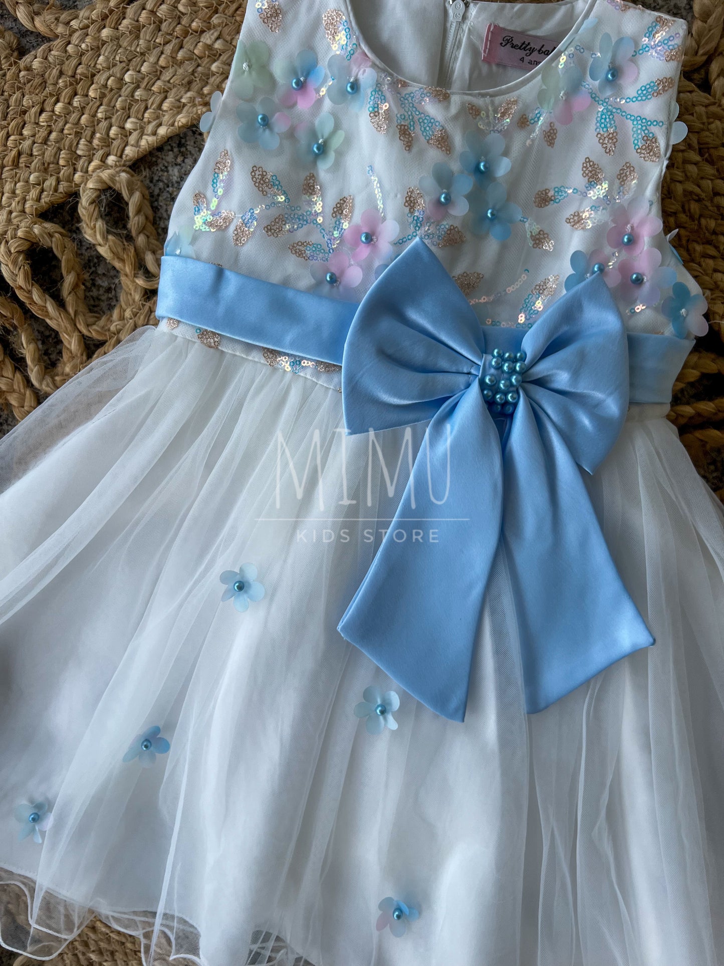 Ari dress in blue