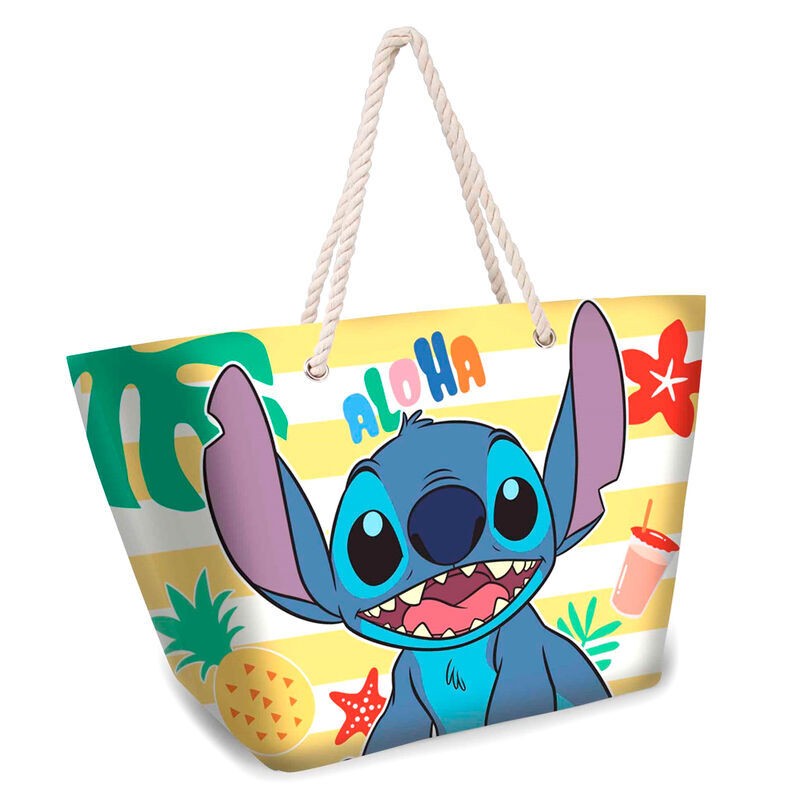 Stitch “Aloha” Beach Bag with Rope Handle