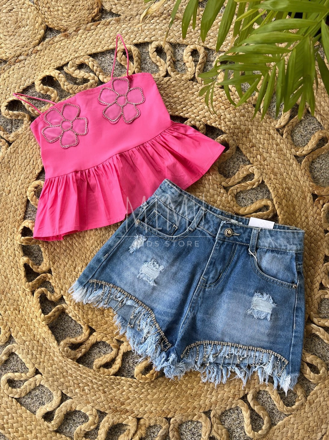 Shorts with flower top (items purchased individually)