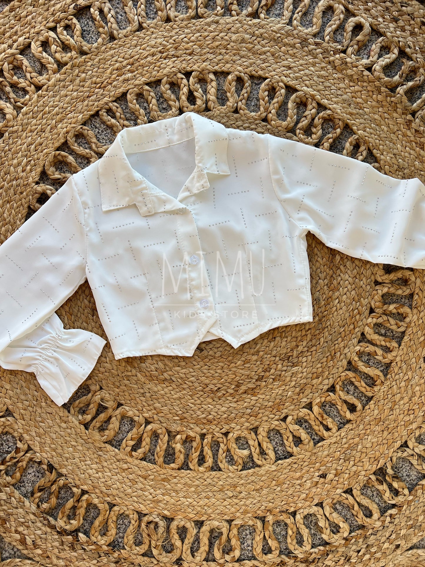 Mirela Set and Cropped Blouse with Sparkles (items purchased individually)