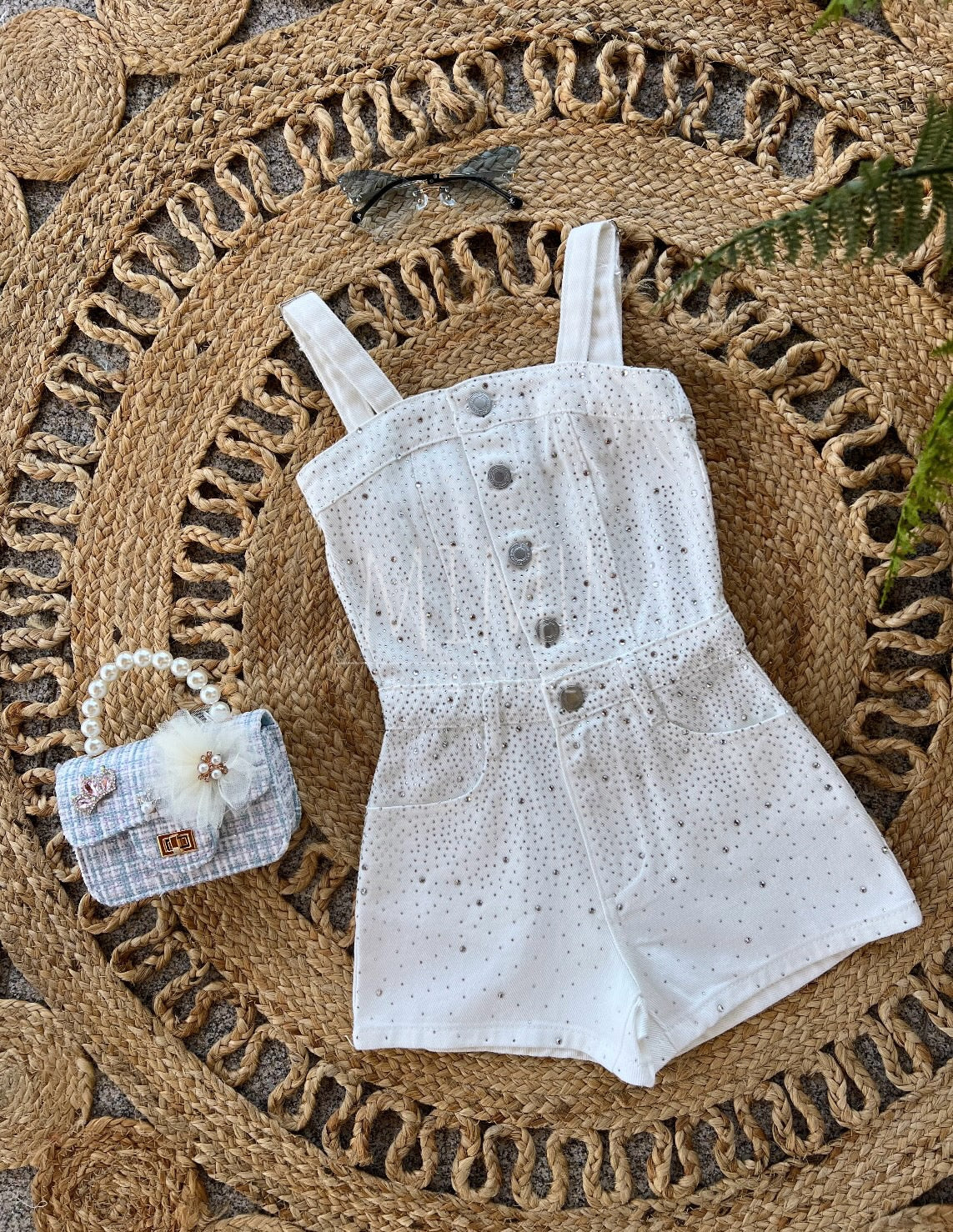 Denim overalls