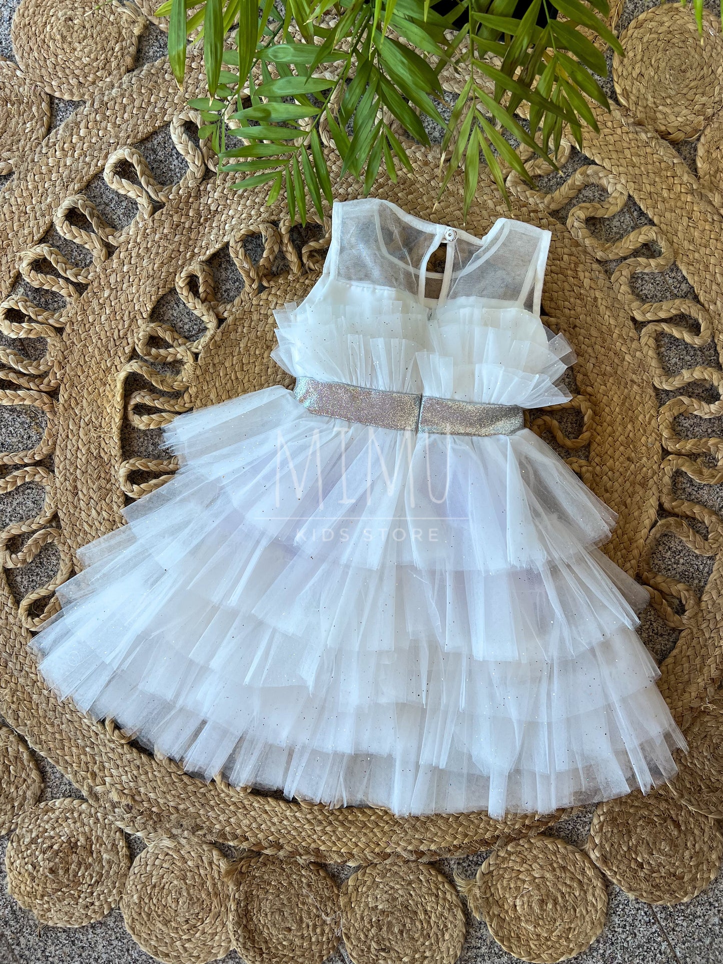 Bela dress in white