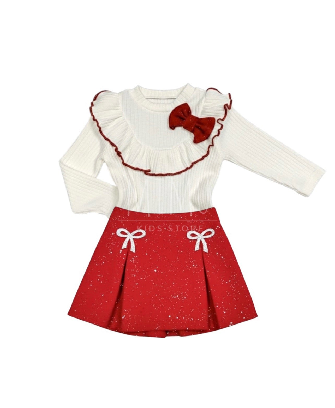 Conjunto Yasmine em vermelho