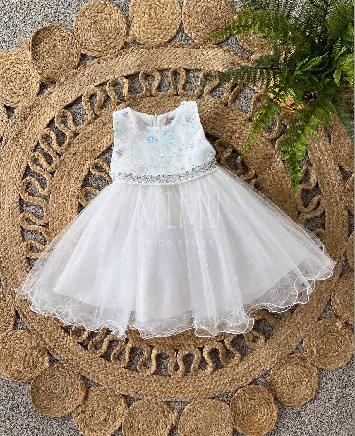 Amélie dress in white
