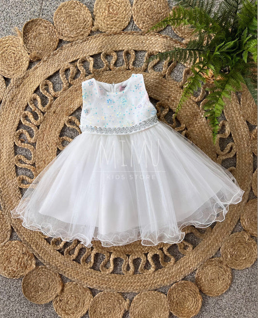 Amélie dress in white