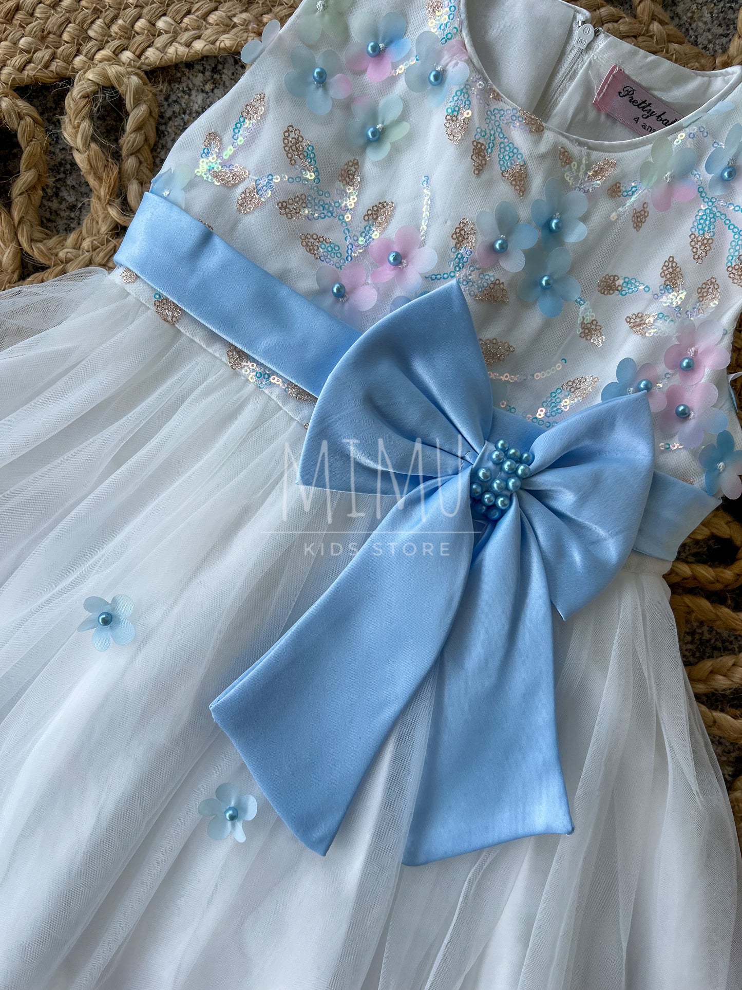 Ari dress in blue