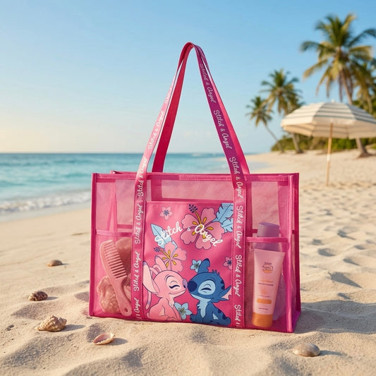 Bolsa de praia Stitch & Angel