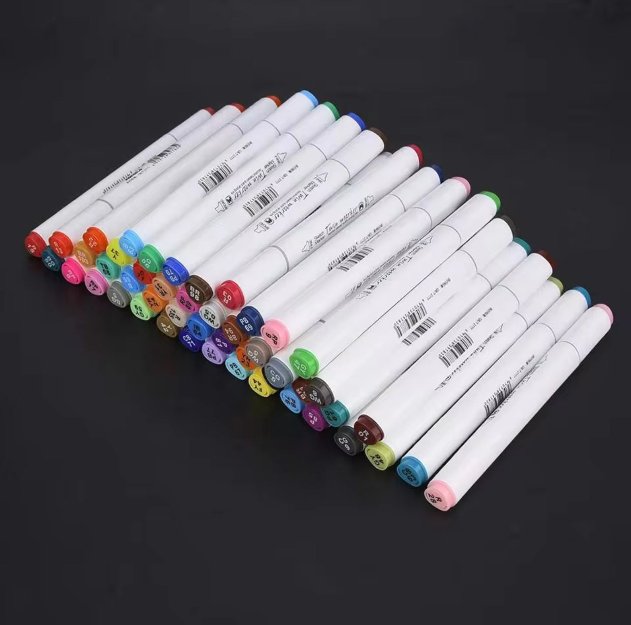 Dual Tip Alcohol Marker Set (12 or 80 Colors)