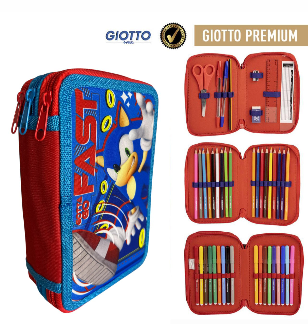 Triple Pencil Cases - Disney