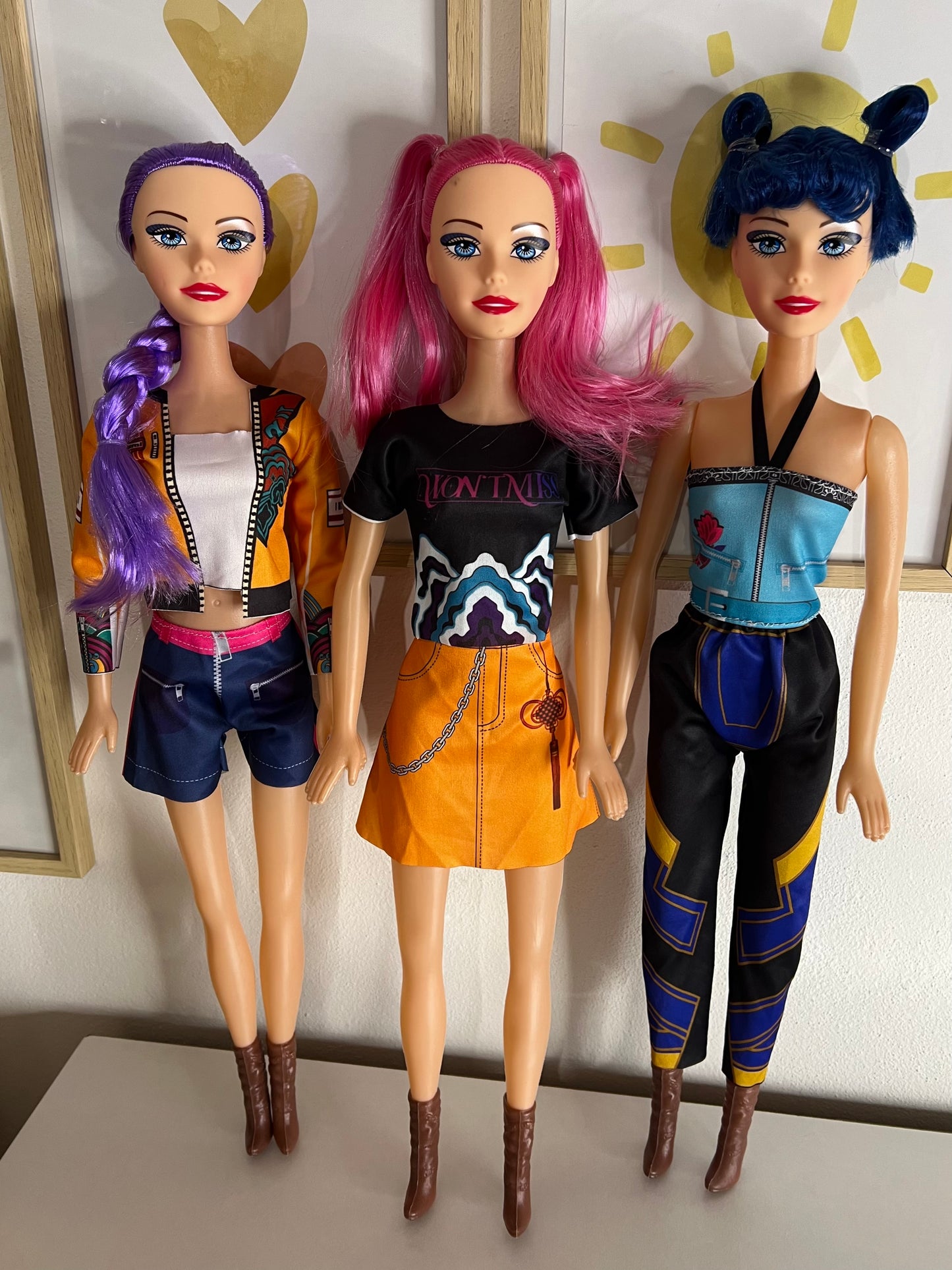 Bonecas: As Guerreiras do K-Pop com música (Rumi, Mira, Zoey) 60 cm