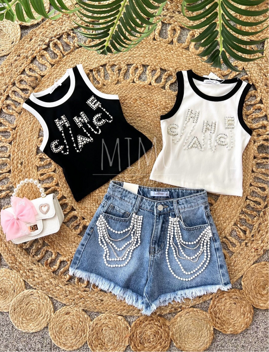 Chance shorts and top (items purchased individually)