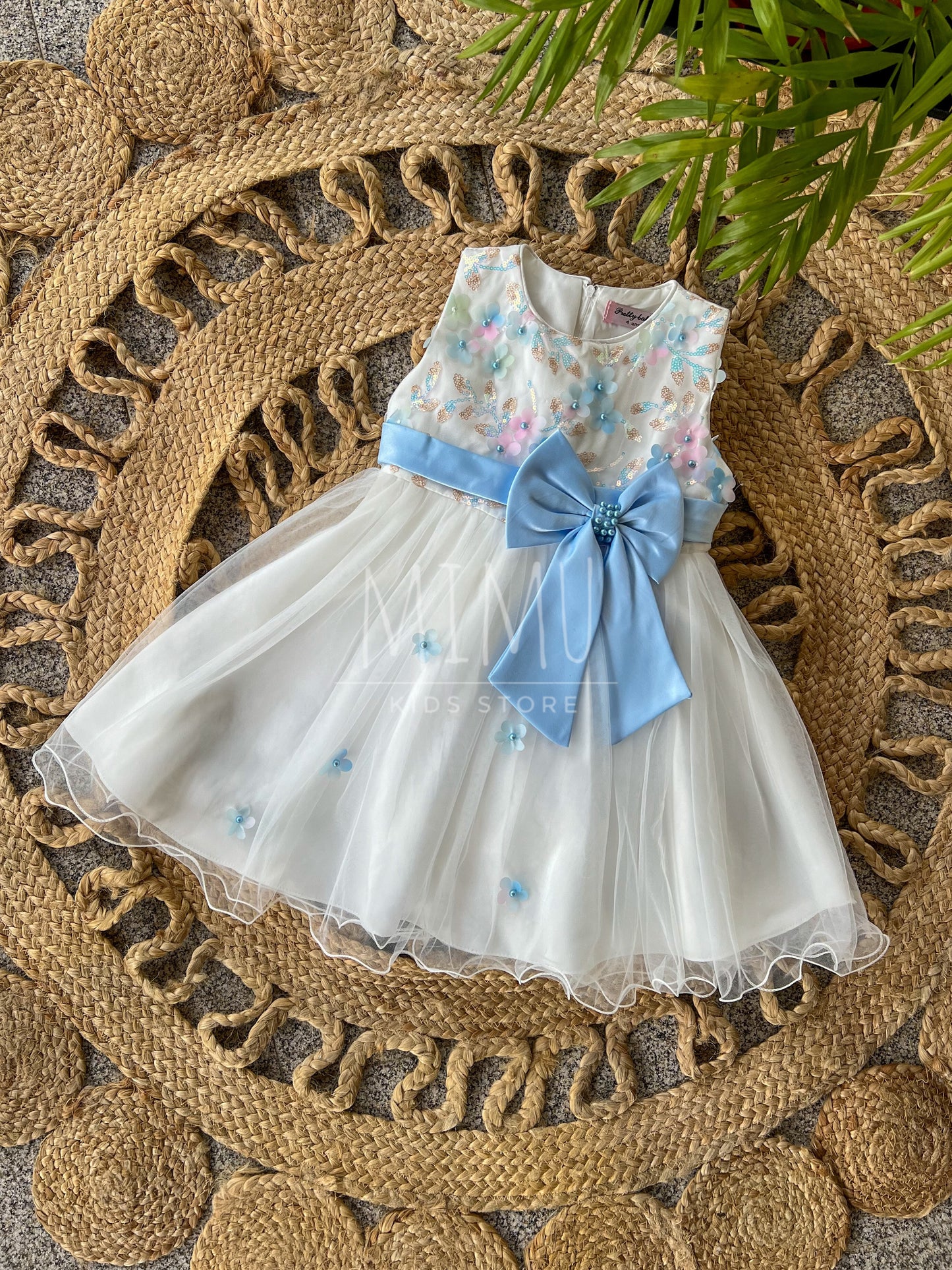 Ari dress in blue