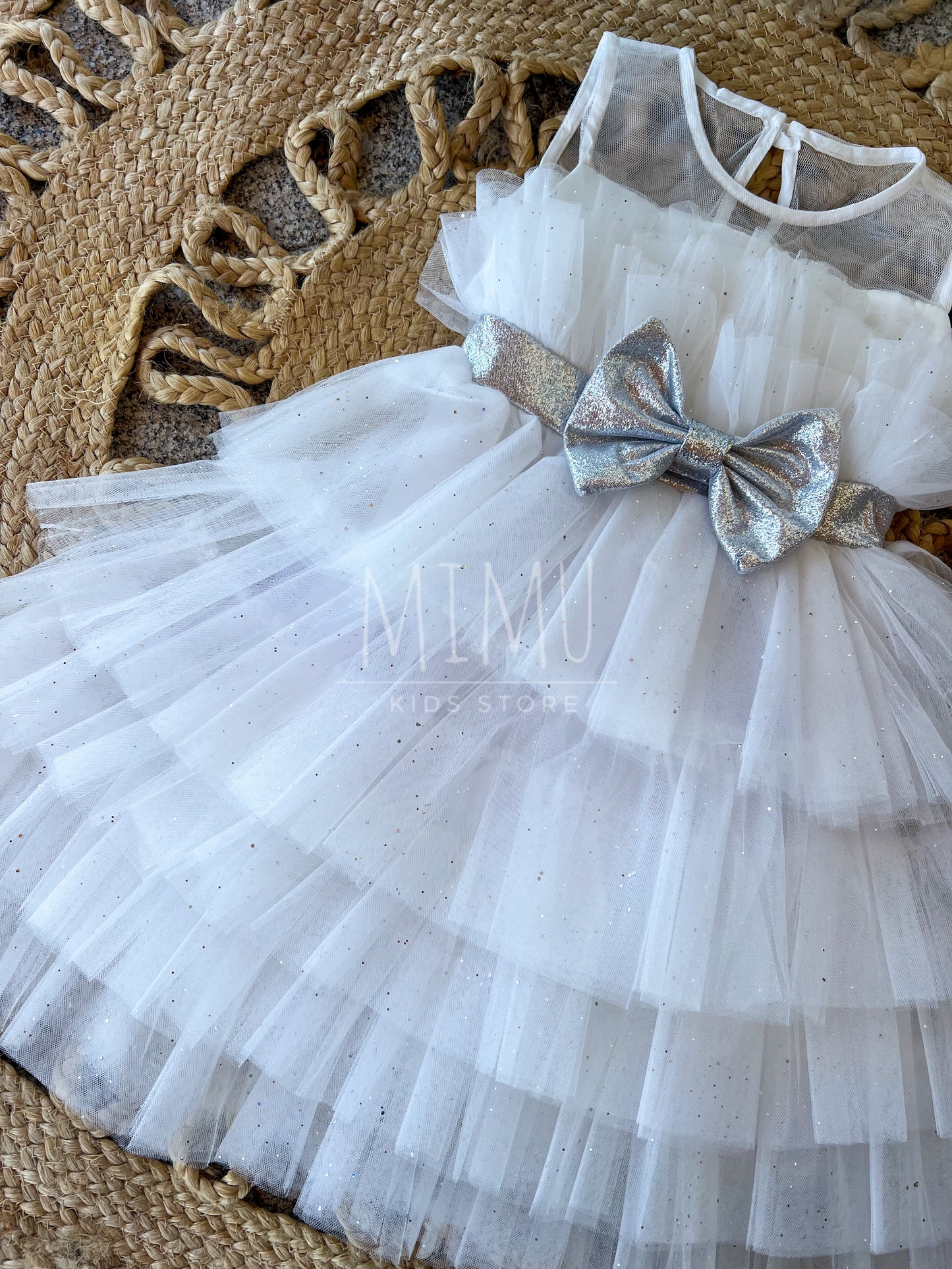 Bela dress in white