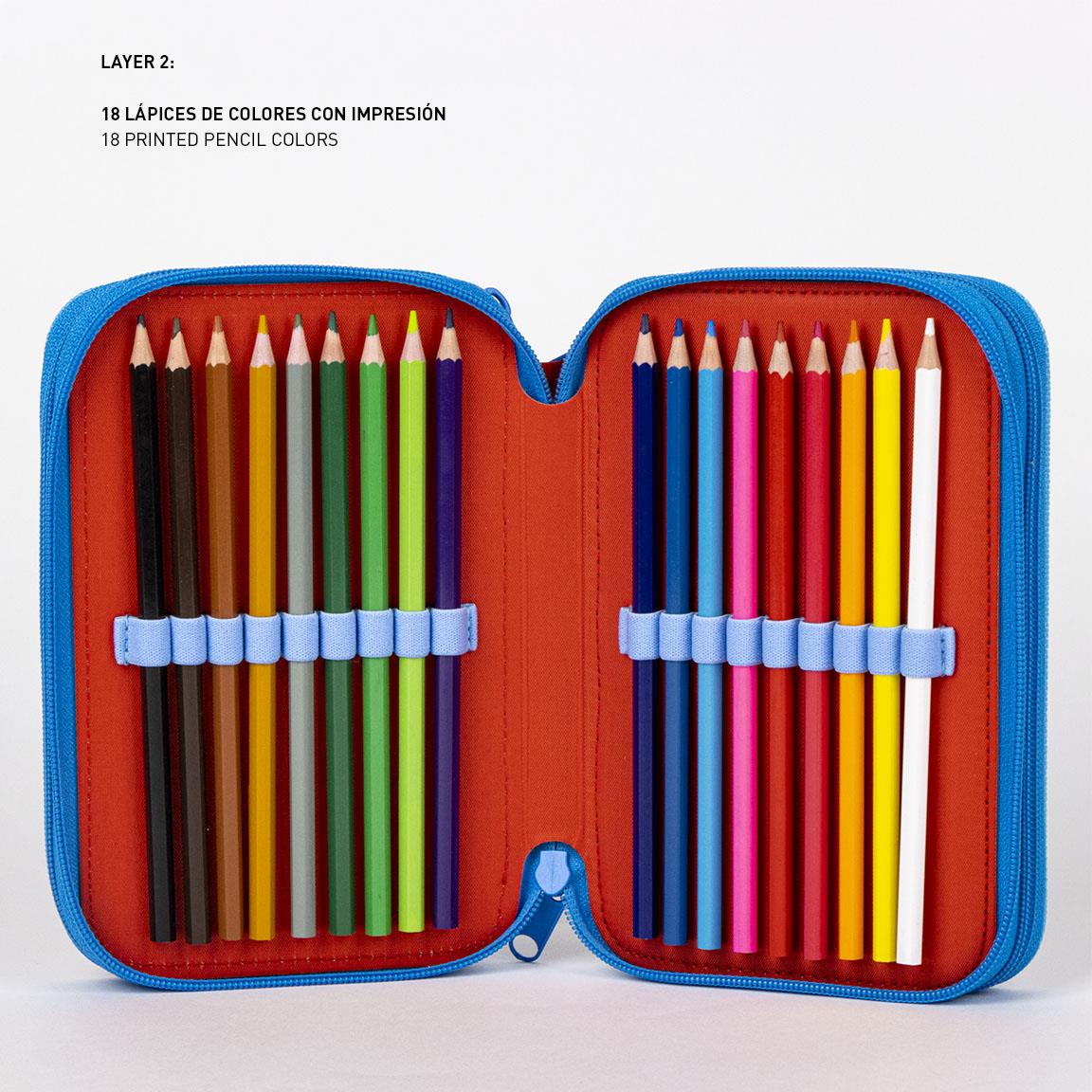 Triple Pencil Cases - Disney