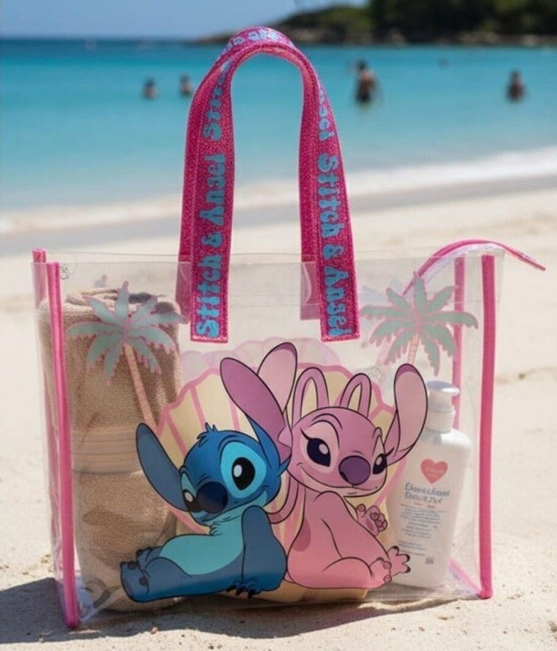 Bolsa de praia Stitch & Angel