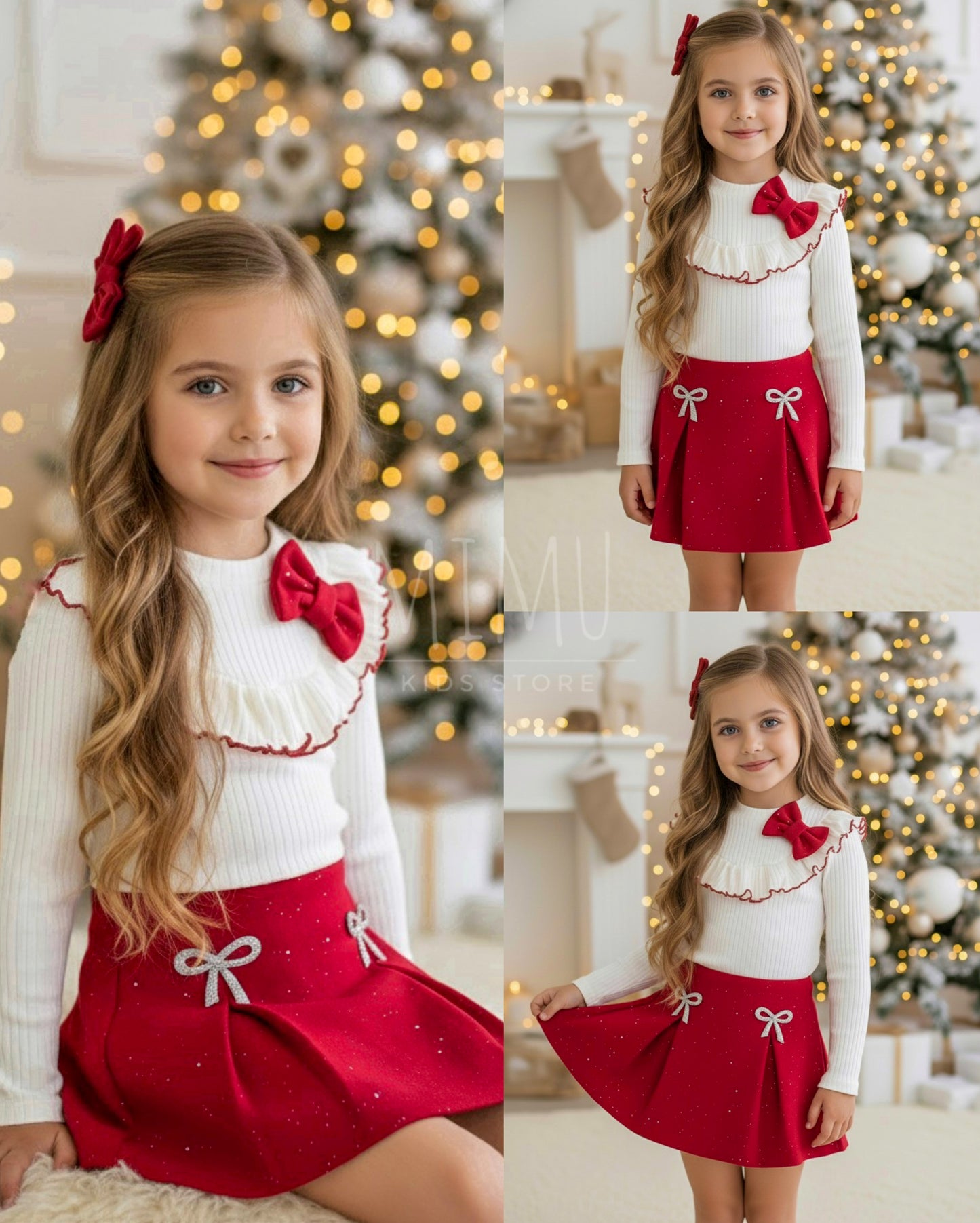 Conjunto Yasmine em vermelho