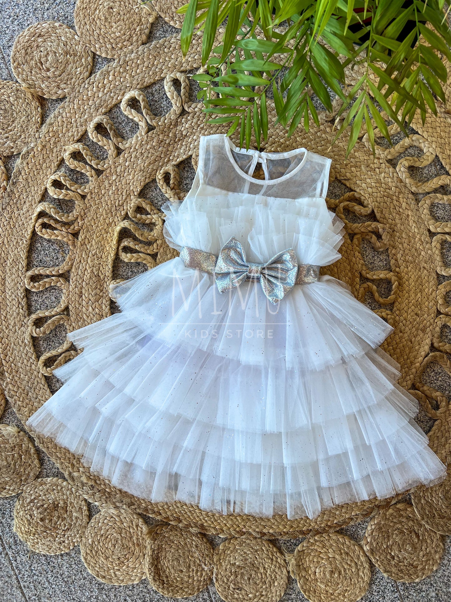 Bela dress in white