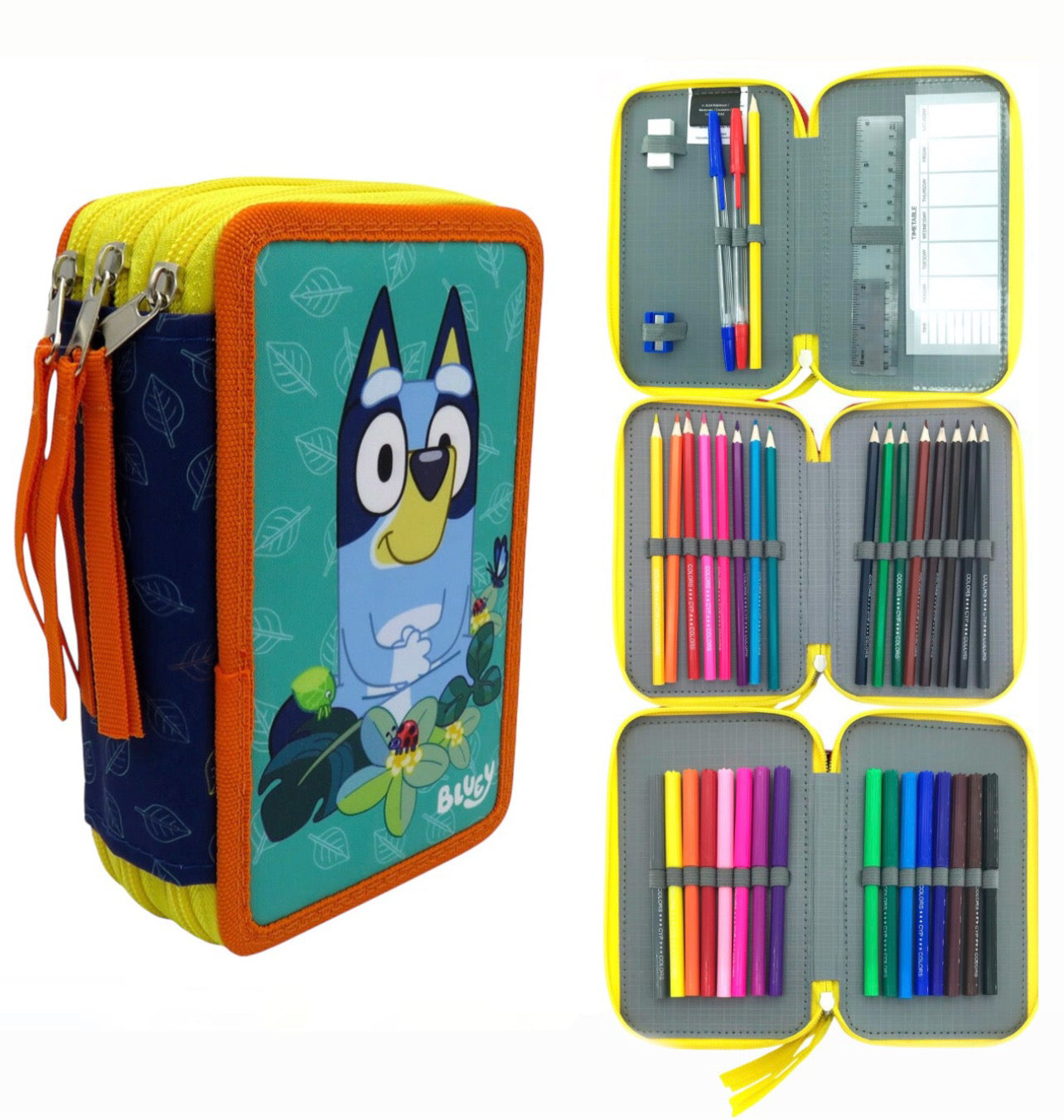 Triple Pencil Cases - Disney
