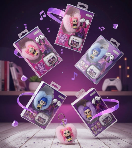 Kit- Charm e Headphones K-Pop