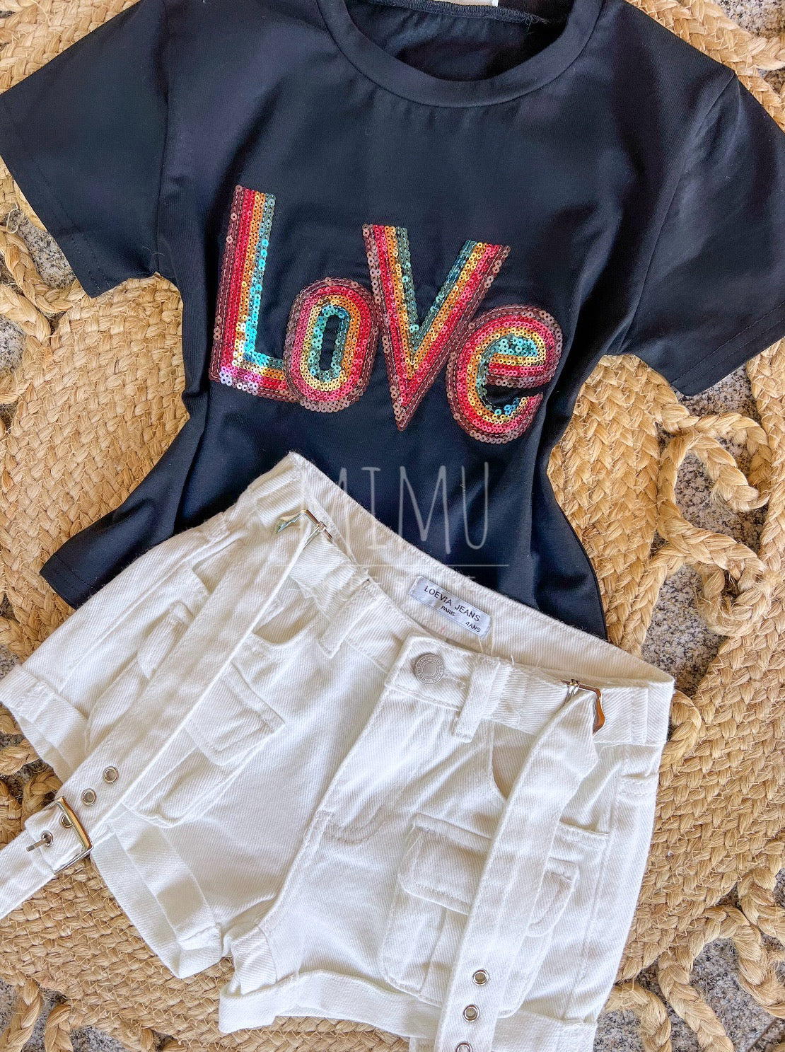 Love Shorts and T-shirt (items purchased individually)