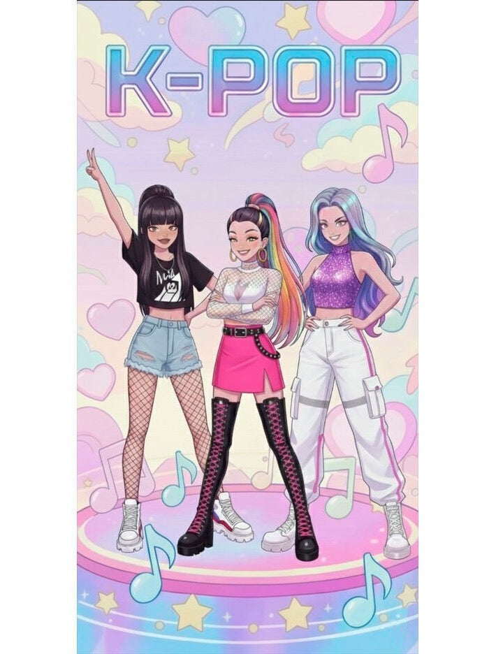 Toalhas de Praia- K-Pop