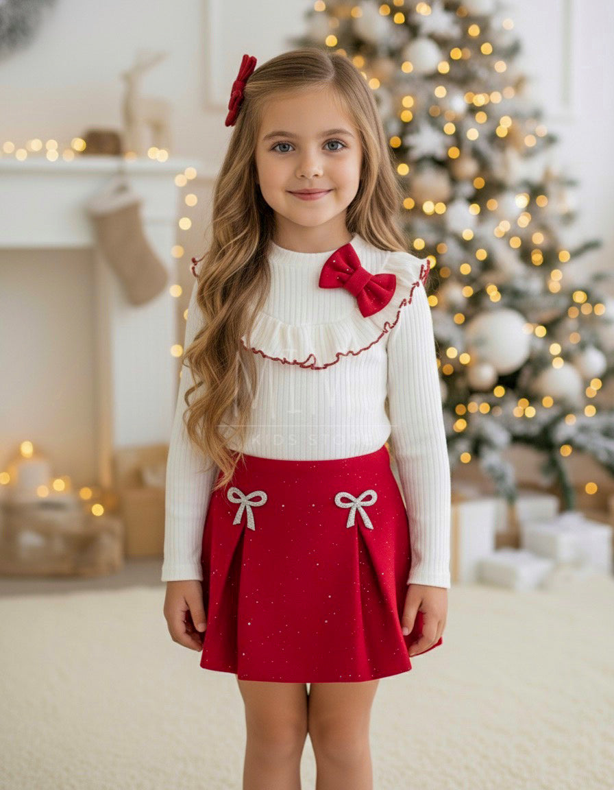 Conjunto Yasmine em vermelho