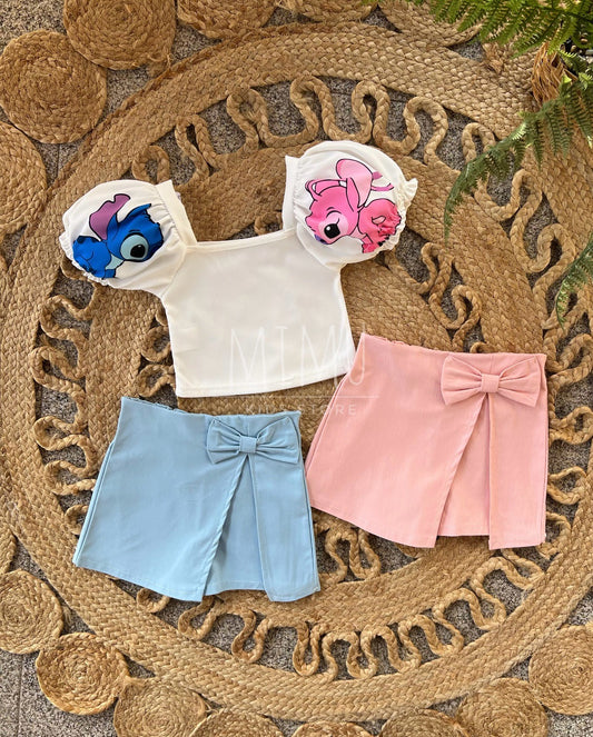Conjunto Stitch & Angel