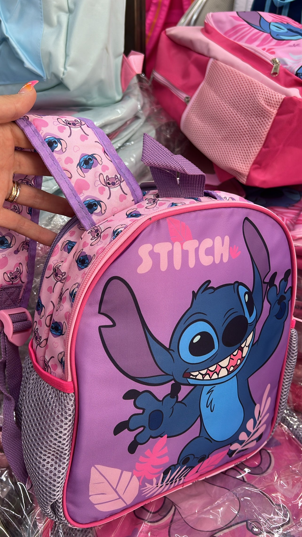 Stitch &amp; Angel Reversible Backpack